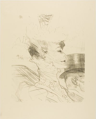 Treize Lithographies の Louise Balthy 作： Henri de Toulouse Lautrec