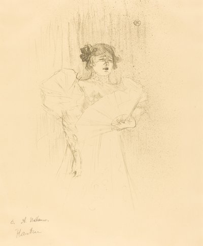 ルース・マイレスのフルフェイス 作： Henri de Toulouse Lautrec