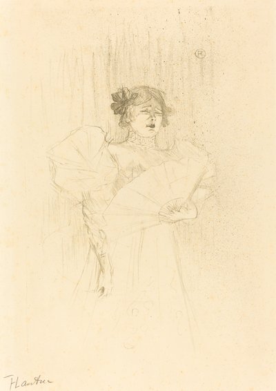 ルース・マイレスのフルフェイス ルース・マイレス、フルフェイス、1895年。 作： Henri de Toulouse Lautrec
