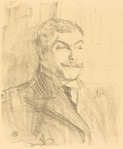 ルシアン・ギトリ、1896年。 作： Henri de Toulouse Lautrec
