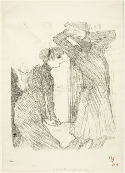 リュニェ＝ポエとバディ、『超人力』より 作： Henri de Toulouse Lautrec