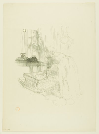 デジレ・ディオーのメロディーズより子守唄 作： Henri de Toulouse Lautrec