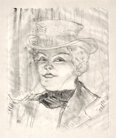 レジェーン夫人 作： Henri de Toulouse Lautrec