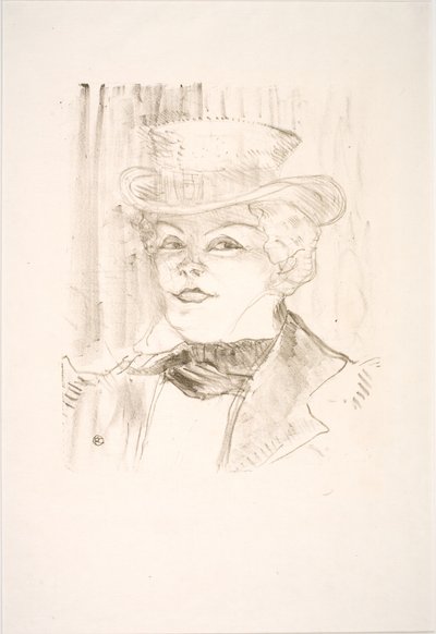 レジェーン夫人 作： Henri de Toulouse Lautrec