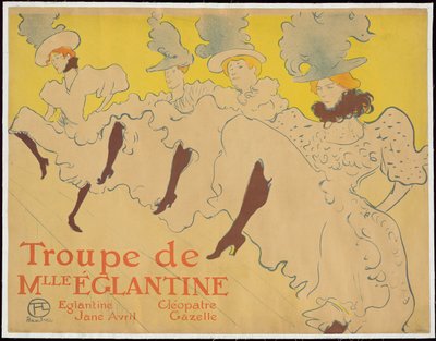 マドモアゼル・エグランティーヌ一座 作： Henri de Toulouse Lautrec