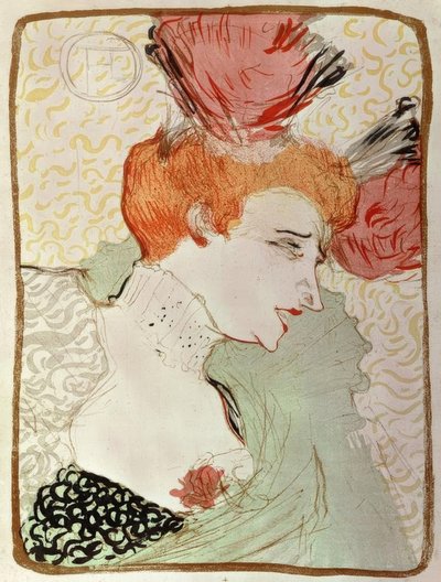 ミス・マーセル・レンダー、バスト 作： Henri de Toulouse Lautrec