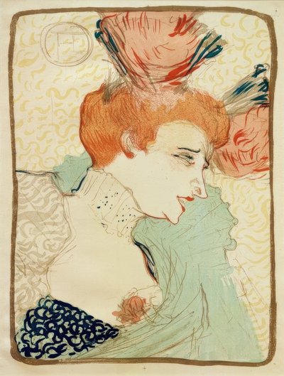 ミス・マーセル・レンダー、バスト 作： Henri de Toulouse Lautrec