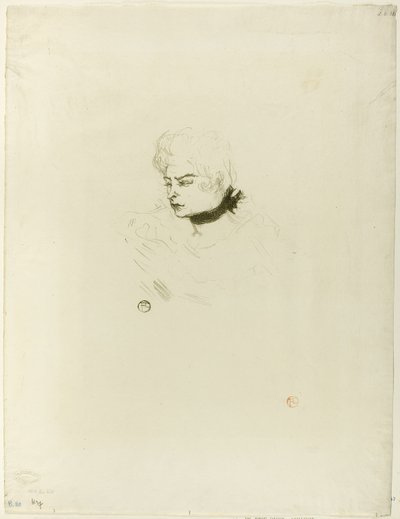 マドモアゼル・ポワ・ヴェール 作： Henri de Toulouse Lautrec