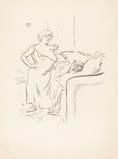 男性と女性 作： Henri de Toulouse Lautrec