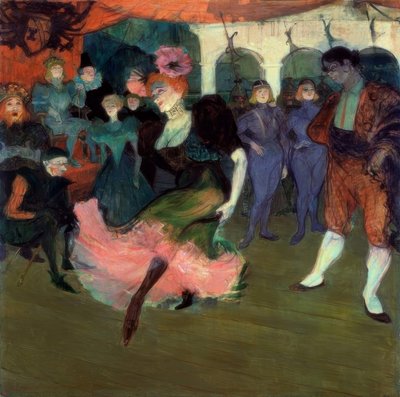 チルペリエボレロを踊るマルセルレンダー 作： Henri de Toulouse Lautrec