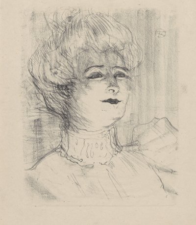 マリー・ルイーズ・マルシー、1898年、1898年。 作： Henri de Toulouse Lautrec