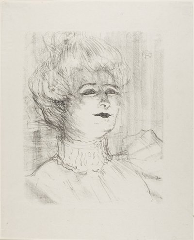 マリー＝ルイーズ・マーシー、トレイズ・リトグラフより 作： Henri de Toulouse Lautrec