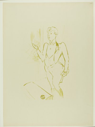 メアリー・ハミルトン（「ル・カフェ・コンサート」より 作： Henri de Toulouse Lautrec