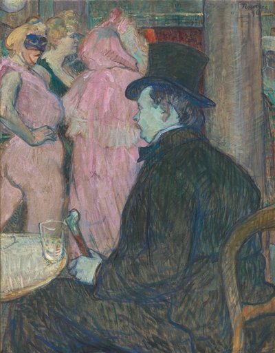 マキシム・デトマス 作： Henri de Toulouse Lautrec