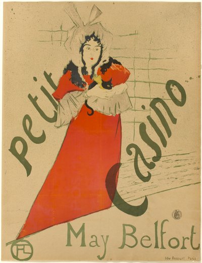 メイ・ベルフォート 作： Henri de Toulouse Lautrec