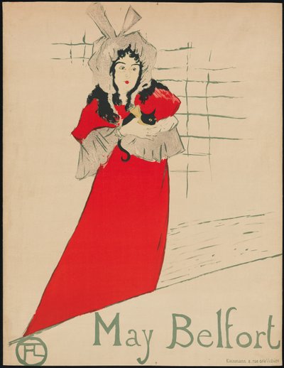 メイ・ベルフォート 作： Henri de Toulouse Lautrec