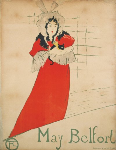 5月のベルフォートポスター 作： Henri de Toulouse Lautrec