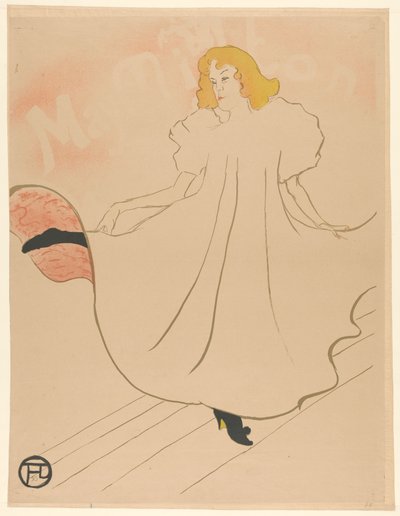 ミルトンが舞い降りますように メイ・ミルトン (オブジェクトのタイトル) 作： Henri de Toulouse Lautrec