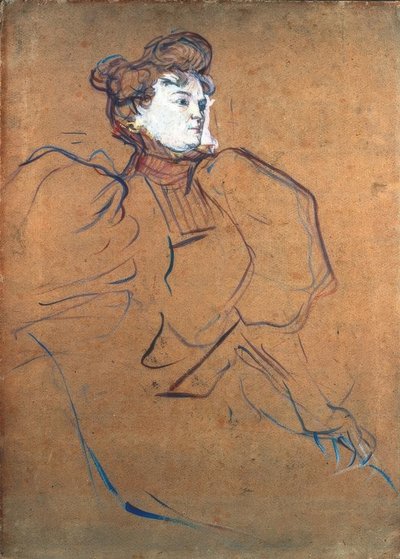ミシア・ナタンソン 作： Henri de Toulouse Lautrec