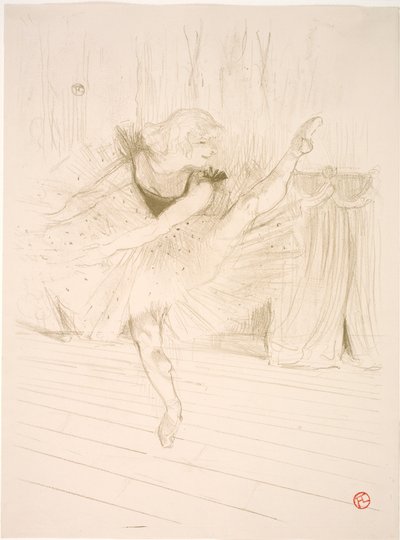 ミス・アイダ・ヒース、イングリッシュ・ダンサー 作： Henri de Toulouse Lautrec