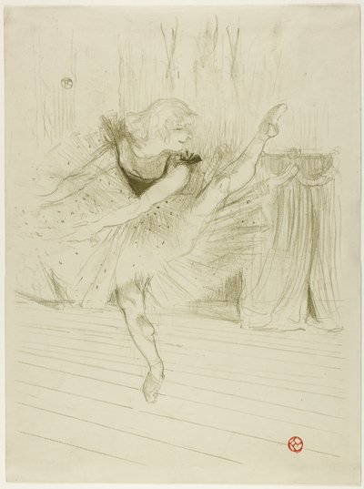 ミス・アイダ・ヒース、イングリッシュ・ダンサー 作： Henri de Toulouse Lautrec