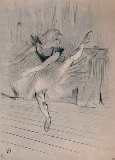 ミスイーダヒース、イングリッシュダンサー、1894年頃、1946年。 作： Henri de Toulouse Lautrec