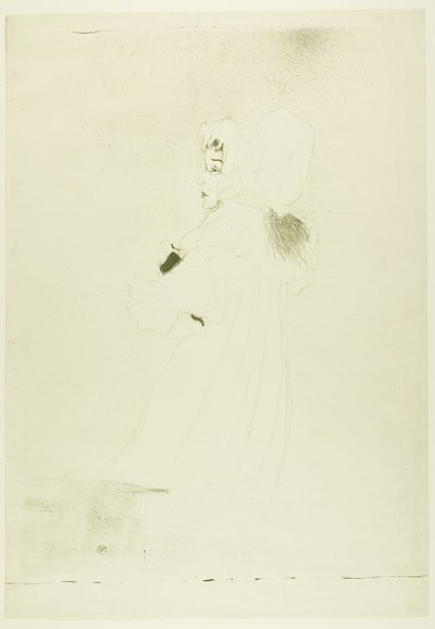 ミス・メイ・ベルフォール（大皿） 作： Henri de Toulouse Lautrec