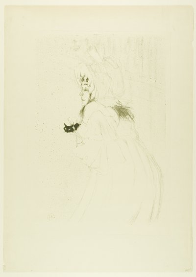お辞儀をするミス・メイ・ベルフォート 作： Henri de Toulouse Lautrec