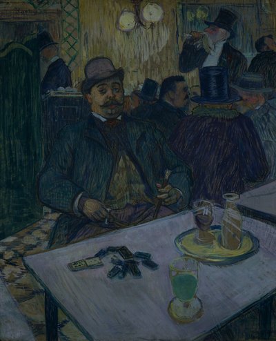 カフェのムッシュボワロー、1893年。 作： Henri de Toulouse Lautrec