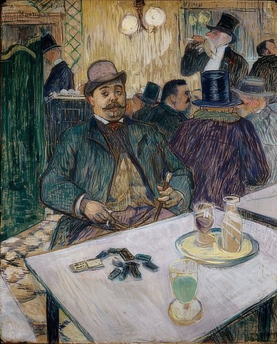 アイネムカフェのムッシュー・ボワロー。 1893 作： Henri de Toulouse Lautrec