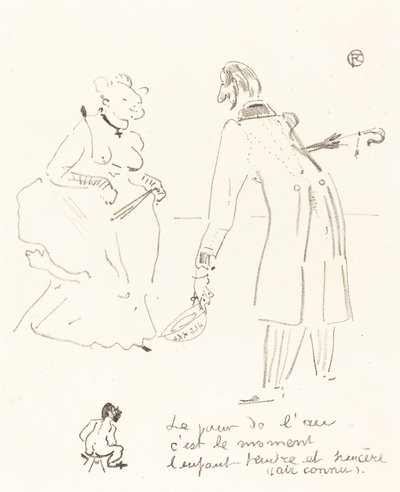 新年の挨拶 新年の賛辞、1897年。 作： Henri de Toulouse Lautrec