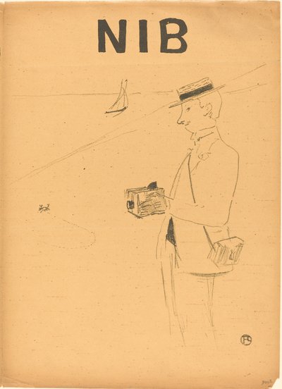 ニブかアマチュアカメラマン[右前] 作： Henri de Toulouse Lautrec