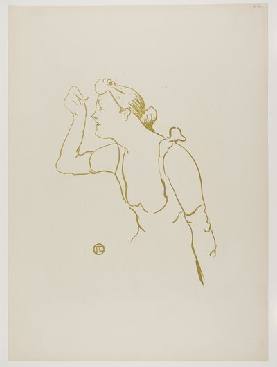 ポーラ・ブレビオン、『ル・カフェ・コンサート』より 作： Henri de Toulouse Lautrec