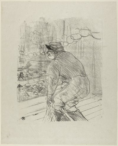 Treize Lithographies のポーリン 作： Henri de Toulouse Lautrec