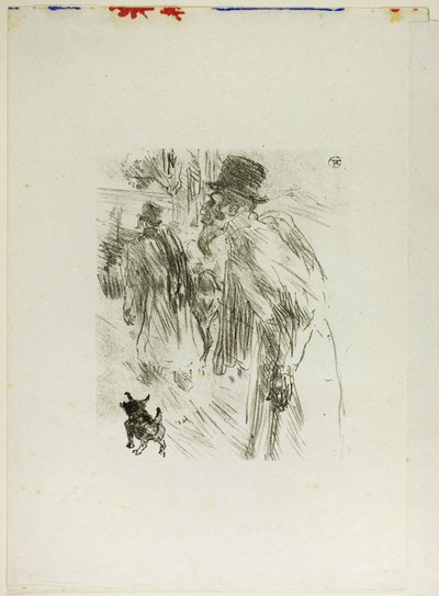 シナイのふもとからポーランドのユダヤ人、カールズバッド 作： Henri de Toulouse Lautrec