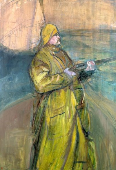ソンム湾のモーリスジョヤントの肖像 作： Henri de Toulouse Lautrec