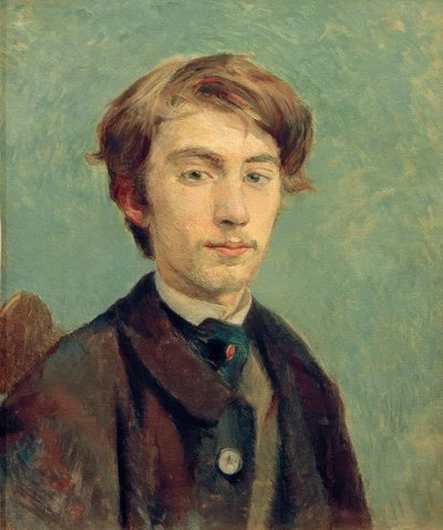 エミール・バーナードの肖像 作： Henri de Toulouse Lautrec