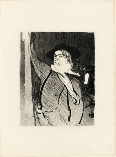 アリスティド・ブルアンの肖像（『カフェ・コンサート』より 作： Henri de Toulouse Lautrec