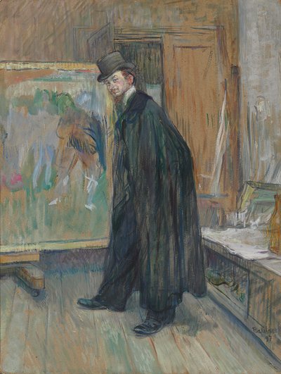 アンリノックの肖像、1897年 作： Henri de Toulouse Lautrec