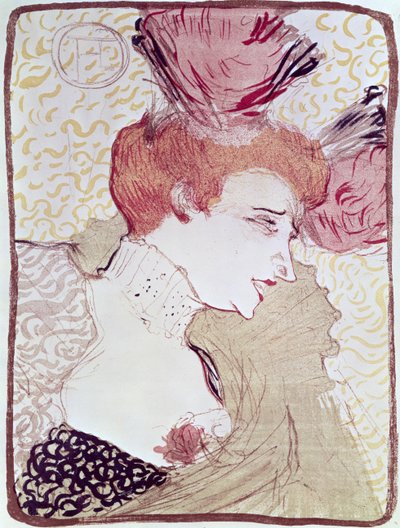 マルセル・レンドールの肖像 作： Henri de Toulouse Lautrec