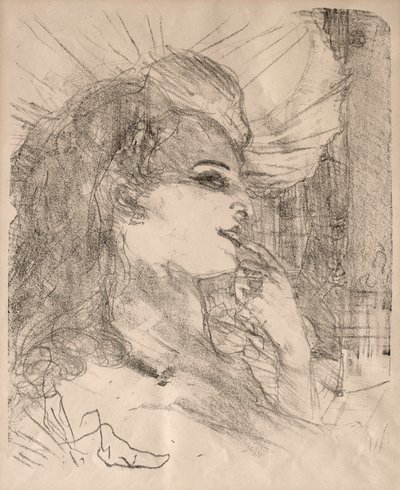 俳優と女優の肖像画: 13 枚のリトグラフ: アンナ・ヘルド 作： Henri de Toulouse Lautrec