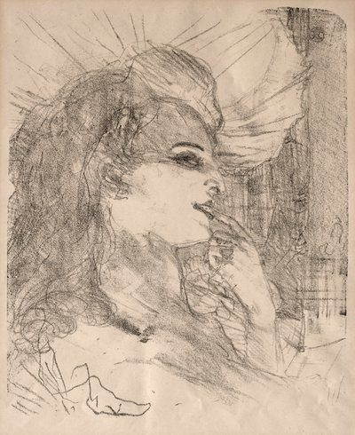 俳優と女優の肖像：13枚のリトグラフ：アンナヘルド、1898年。 作： Henri de Toulouse Lautrec