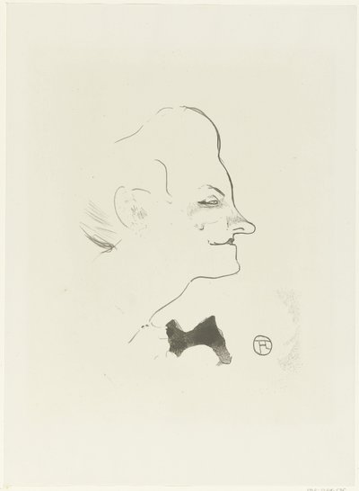 歌手イヴェット・ギルバートの肖像 イヴェット・ギルバート ル・カフェ・コンサート（連載タイトル） 作： Henri de Toulouse Lautrec