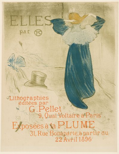 Ellesのポスター 作： Henri de Toulouse Lautrec