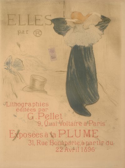 Ellesのポスター、1896年。 作： Henri de Toulouse Lautrec