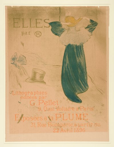 口絵のポスター 作： Henri de Toulouse Lautrec