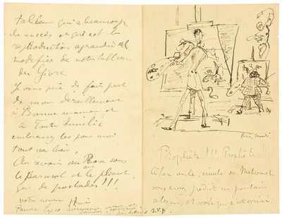 PrinceteauとLautrec 作： Henri de Toulouse Lautrec