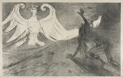 口絵のためのプロジェクト: Au pied du Sinaï 作： Henri de Toulouse Lautrec