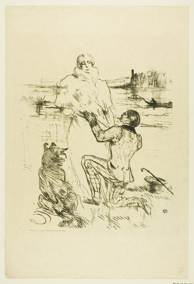 プロポーズ（一皿目） 作： Henri de Toulouse Lautrec
