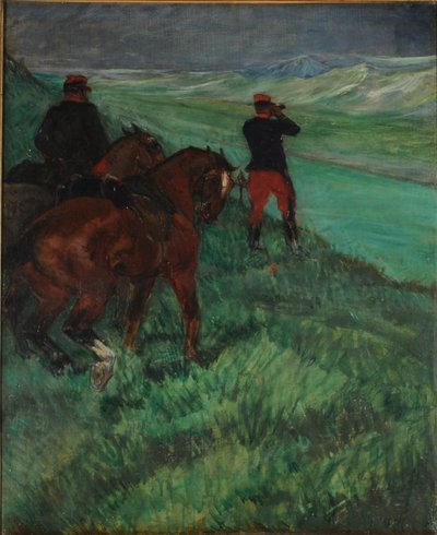 予備士官 作： Henri de Toulouse Lautrec